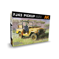 AK Interactive 1/35 FJ43 Pickup with SPG-9.  RECOILLESS GUN Plastic Model Kit/