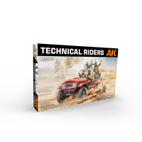 AK Interactive 1/35 Technical Riders Plastic Model Kit