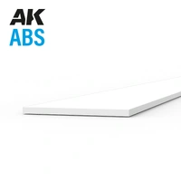 AK Interactive ABS Strips 0.25 x 5.00 x 350mm