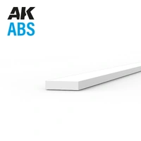 AK Interactive ABS Strips 0.50 x 2.00 x 350mm
