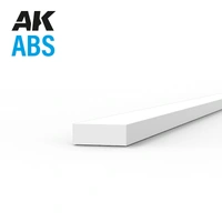 AK Interactive ABS Strips 0.75 x 2.00 x 350mm