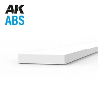 AK Interactive ABS Strips 0.75 x 4.00 x 350mm