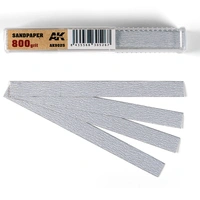 AK Interactive Dry Sandpaper 800 grit x 50 units