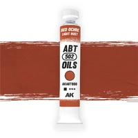 AK Interactive ABT 502: Red Ochre / Light Rust 20ml Oil Paint