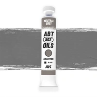 AK Interactive ABT 502: Neutral Grey 20ml Oil Paint