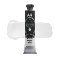 AK Interactive Artist Dense Acrylic Pure White 20ml