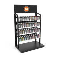 AK Interactive Display: ABT 502 Oils Table Display