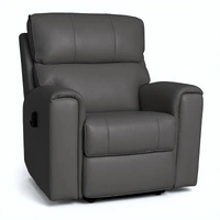 Alaska Quad Motor Lift Chair in Leather - Dark Grey ALASQUALDGR