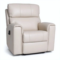 Alaska Quad Motor Lift Chair in Leather - Taupe ALASQUALTPE