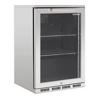 Husky 118L Single Door Alfresco Drinks Chiller MKII in Stainless Steel with Black Interior ALFC1840ELB