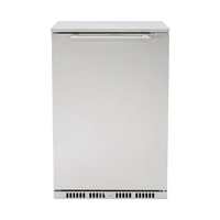 Husky 118L Solid Door Alfresco Drinks Chiller in Stainless Steel ALFC1SD840EL