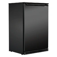 ALFRESCO SINGLE BLACK SOLID DOOR COOLER, R600A **DISPLAY MODEL ONLY - 1 PER CUSTOMER**