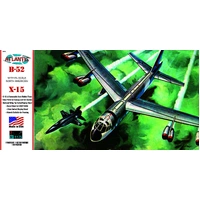 Atlantis 1/175 B-52 and X-15 with Swivel Stand Plastic Model Kit