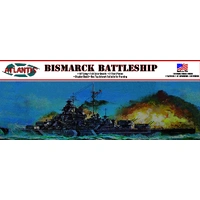 Atlantis 1/600 Bismarck Battleship Plastic Model Kit [M3008]
