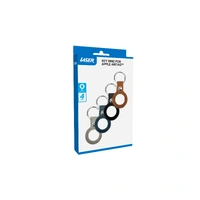 Laser PU Leather Key Ring for Apple AirTag 4 Pack L AO-AT4P7-439
