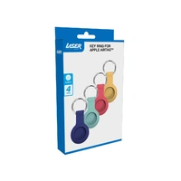 Laser Silicone Key Ring for Apple AirTag 4 Pack WGSM AO-AT4P8-853
