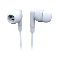 Laser 3.5mm Earbud Headphone White AO-EB30-WHT
