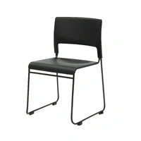 Apollo - Heavy Duty Stacking Chair With Linking Feature - Black APOLLO-BL
