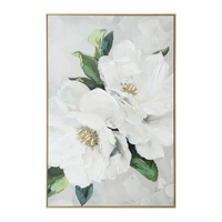 Urban Style Brushmarks Embellished Canvas White Magnolia White 825x35x1225mm ARTHPP0004