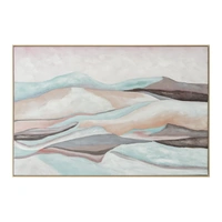 Urban Style Brushmarks Oil Painting Textured Mountain Landscape 1225x35x825mm ARTOP0004