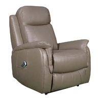 Ascot Dual Motor Lift Chair - Taupe leather ASCODUALTPE