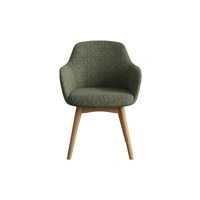 Aspen 4 Leg Tub Chair - Olive / Oak ASPENT4L-OL-OAK