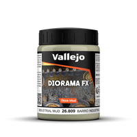 Vallejo Diorama FX Thick Mud Textures Industrial Thick Mud 200ml