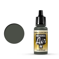 Vallejo Model Air CamDark Green 17 ml Acrylic Airbrush Paint [71019]