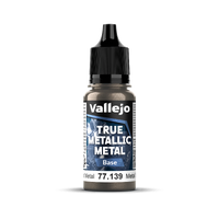 Vallejo True Metallic Metal: Base - Aged Metal 18 ml