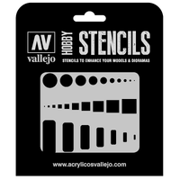 Vallejo 1/32 Access Trap Doors Stencil [ST-AIR003]