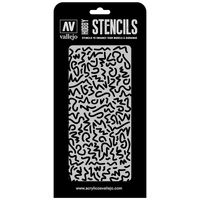 Vallejo 1/32 Luftwaffe WWII Shingles Camo Stencil [ST-CAM001]
