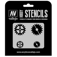 Vallejo Gear Markings Stencil [ST-SF001]
