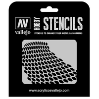 Vallejo Distorted Honeycomb Stencil [ST-SF003]