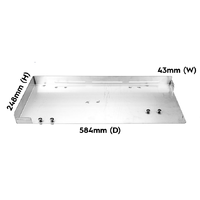 BeefEater Side Heat Shield for 1200 Series Built-in Barbecues BA12SHS