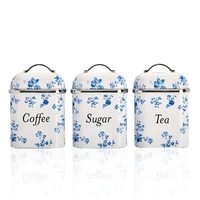 Laura Ashley China Rose Canister Set of 3 White BB25LACR