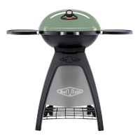 BeefEater Bugg 2 Burner Benchtop BBQ with Trolley - Eucalyptus Green BB49923
