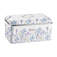 Laura Ashley Elveden Bread Bin Stainless Steel Wild Meadow BB66CLAWM