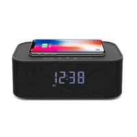 Explore Scientific Dual Alarm clock with Bluetooth Speaker and Rechargeable Battery BCC1007