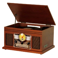 Lenoxx Vinyl, Wireless Streaming plus CD Player in 1 Retro Music Centre All Music Formats BCD118