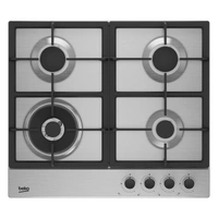 Beko 60cm Stainless Steel Gas Cooktop