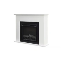 Dimplex 1.5kW Beading Mantle w/ LED Firebox- White finish