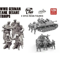Border Model 1/35 WWII German Tank Desant Troops Plastic Model Kit