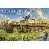Border Model 1/35 Sd.Kfz.251 Ausf.D w/ R35 Turret Plastic Model Kit