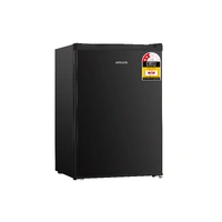 HELLER 70L BLACK BAR FRIDGE-WIRE SHELVES 