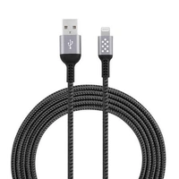 Laser USB-A to Lightning Cable 2 Pack MFi 20cm 2m BL-MFIP2GY715
