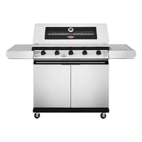 BeefEater 1200 Series - 5 Burner Stainless Steel BBQ With Side Burner