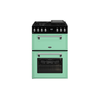 Belling 60cm Colour Boutique Mini Dual Fuel Range Cooker - Mojito Mint BMR60DODFMM