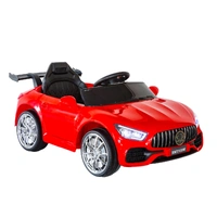 Lenoxx Mercedes-inspired Design Ride-on Children's Electric Car with Parental Remote Control - Red BMT919W