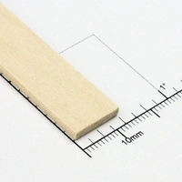 Bud Nosen Timber 3/32" Basswood Strips 1/2" x 24" (24) [3208]