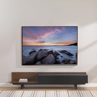 Tauris Boston TV Unit Lowline Ready To Assemble Dark Oak 2200x415x420mm